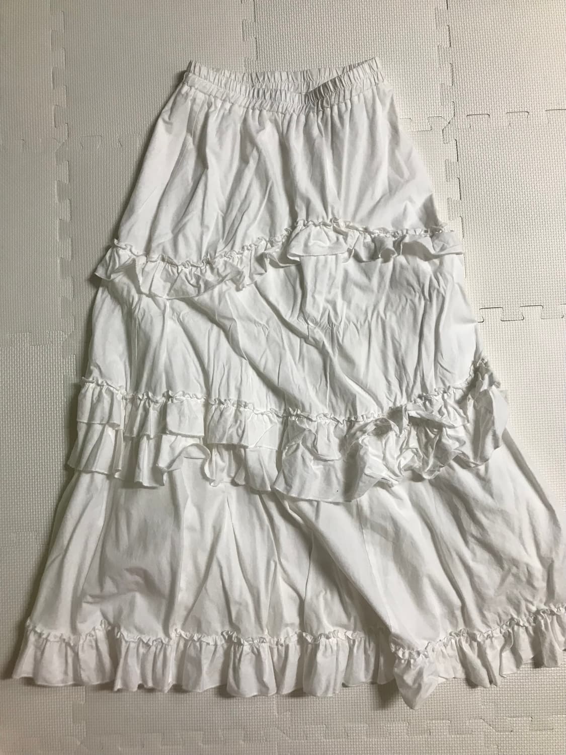 빈티지 프릴 롱 스커트 상품이미지3