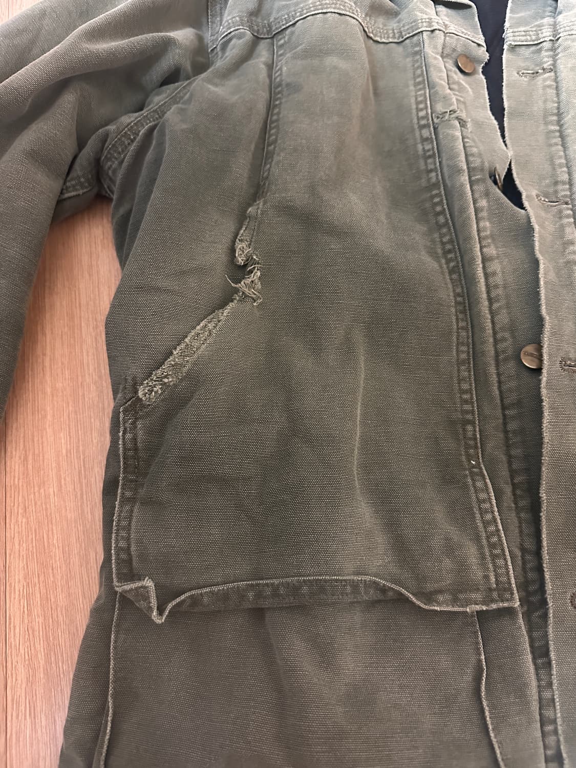 칼하트 덱 필드자켓(올리브) 상품이미지2