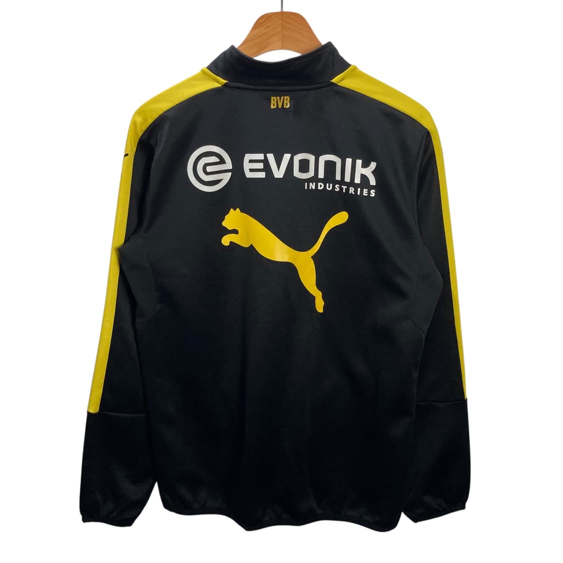 푸마 BVB 사이드라인 블랙 반집업 트랙탑 상품이미지4