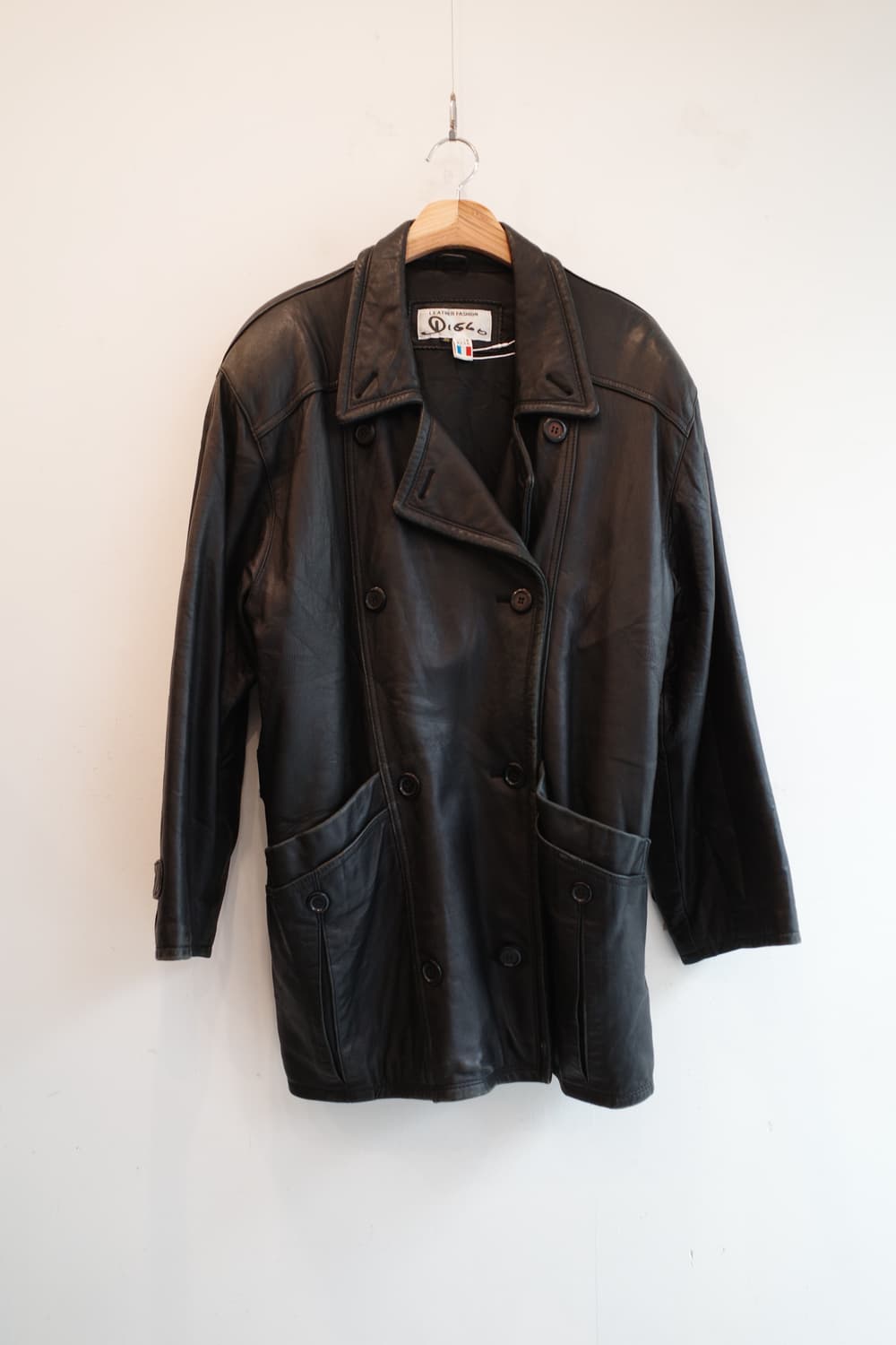 Japan brand  양가죽 더블 코트 상품이미지1