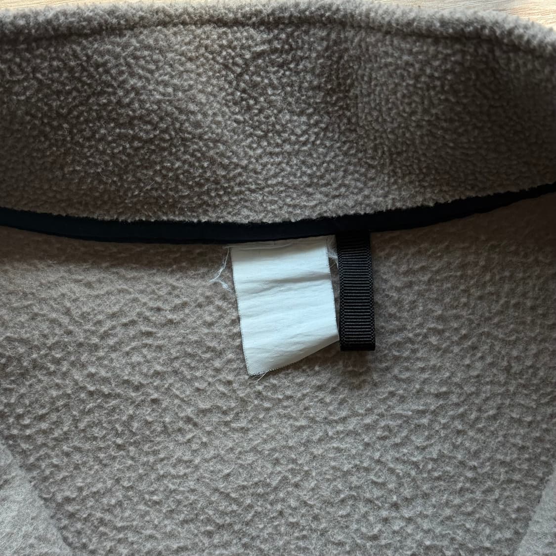 90s L.L.Bean 플리스 하프 집업 오트밀 상품이미지9