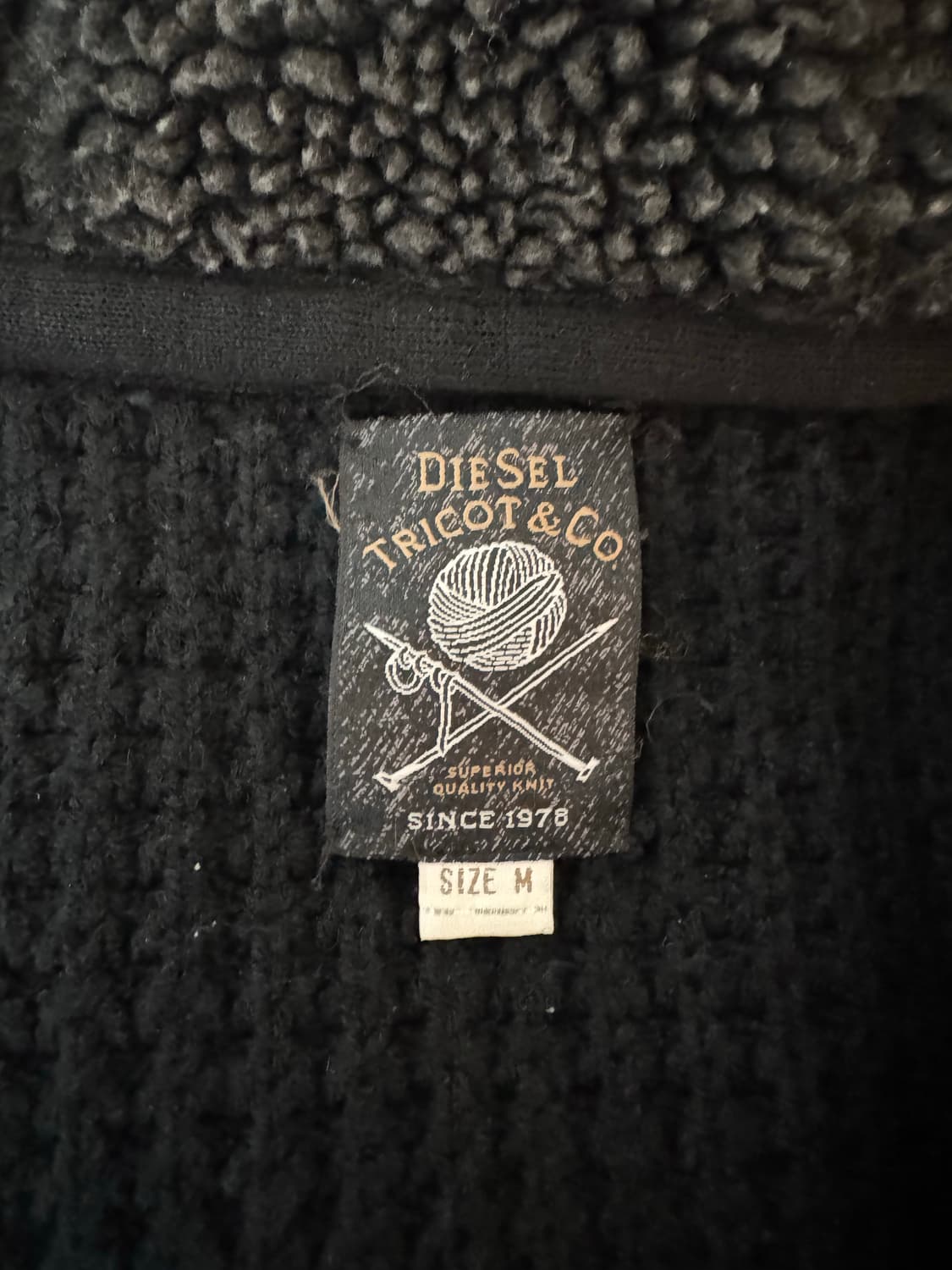 DIESEL Tricots Utility Wool Jacket 상품이미지4