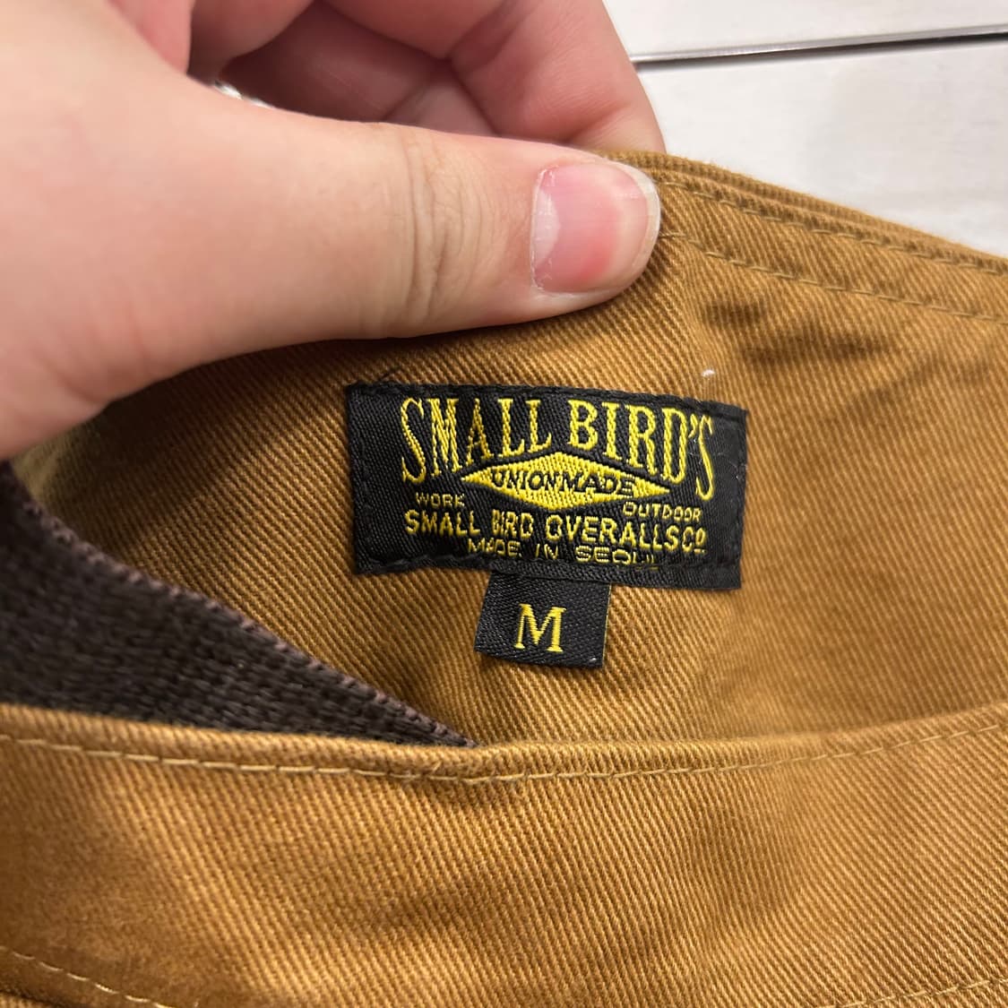 스몰보드 프론트포켓 퍼티그라인 오버롤 상품이미지4