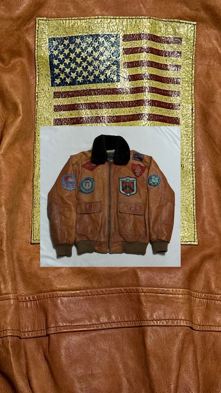 U.S NAVY G-1 가죽 점퍼 상품이미지1