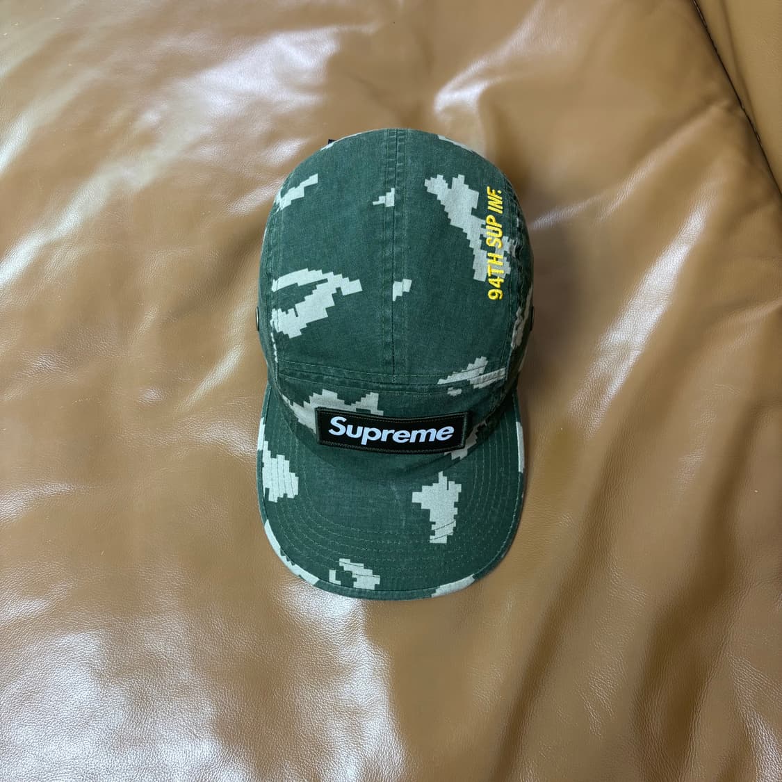 Supreme 슈프림 21fw 밀리터리 워시드 카모 카키 캠프캡 모자 상품이미지5