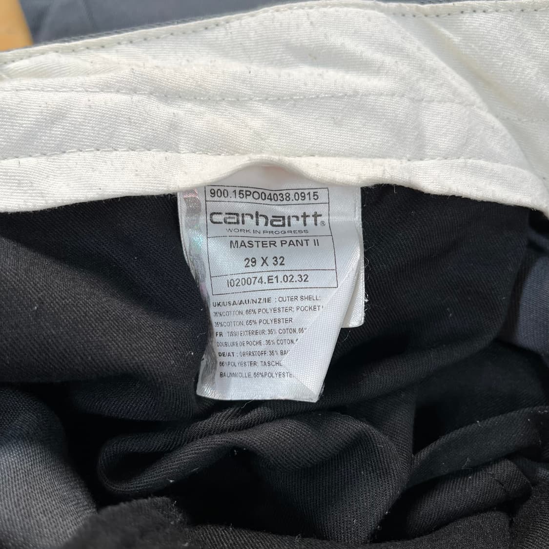 (29x32) 칼하트 WIP 마스터 팬츠 워크바지 상품이미지4