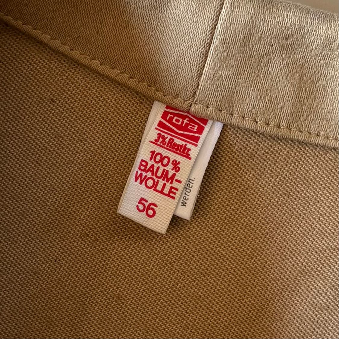 [56] 70s 독일 rofa 헤비 몰스킨 워크 자켓 상품이미지3