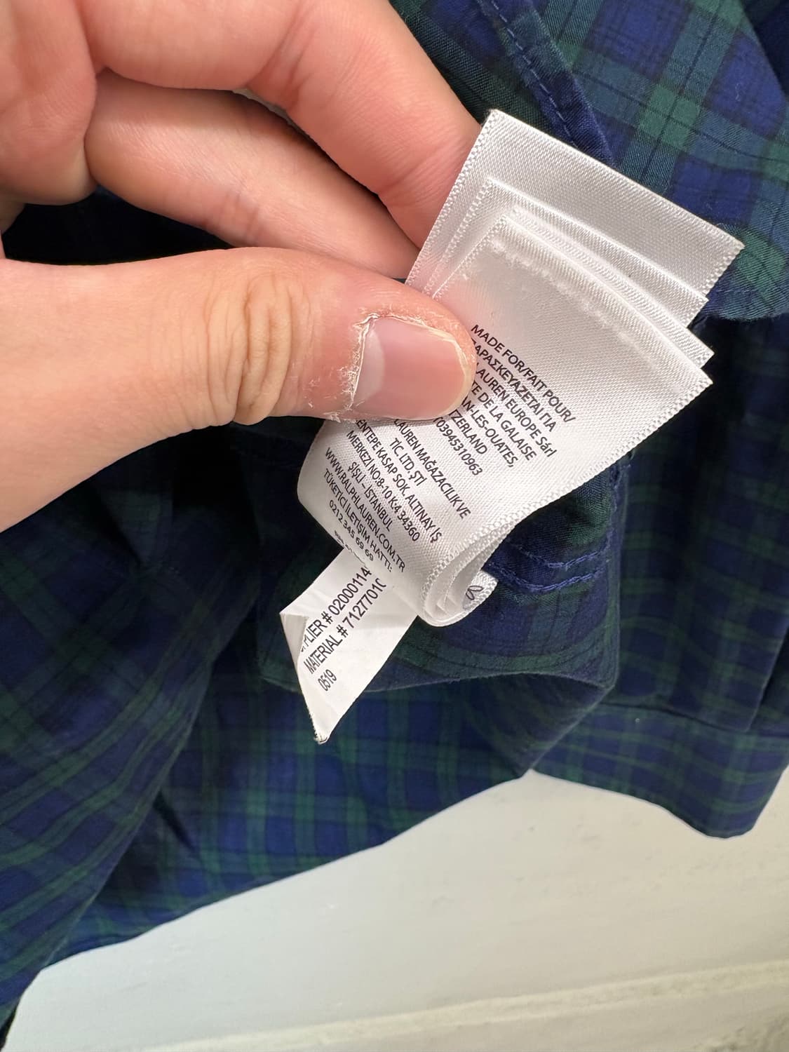 폴로랄프로렌 빈티지 체크 셔츠 상품이미지7