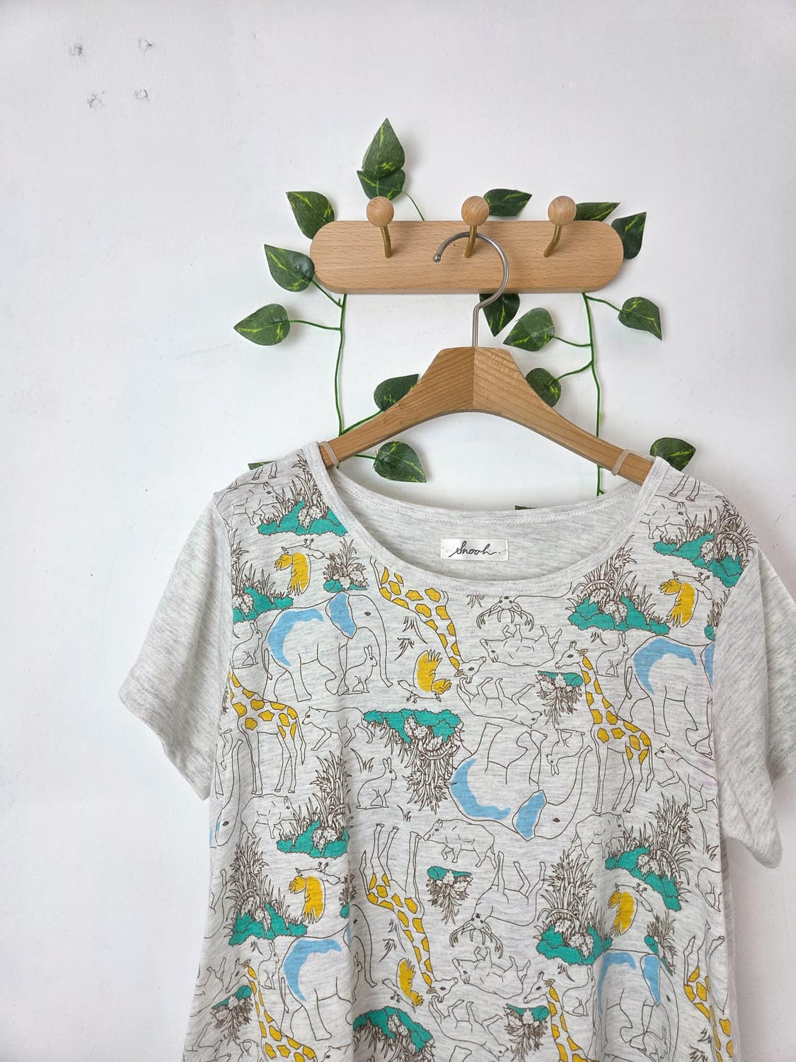 동물 가득 원피스 상품이미지2