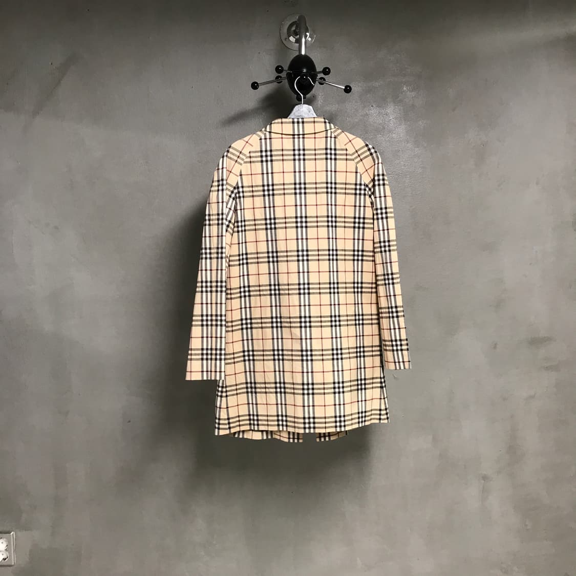 버버리 노바 체크 싱글 코트 8(W) 상품이미지6