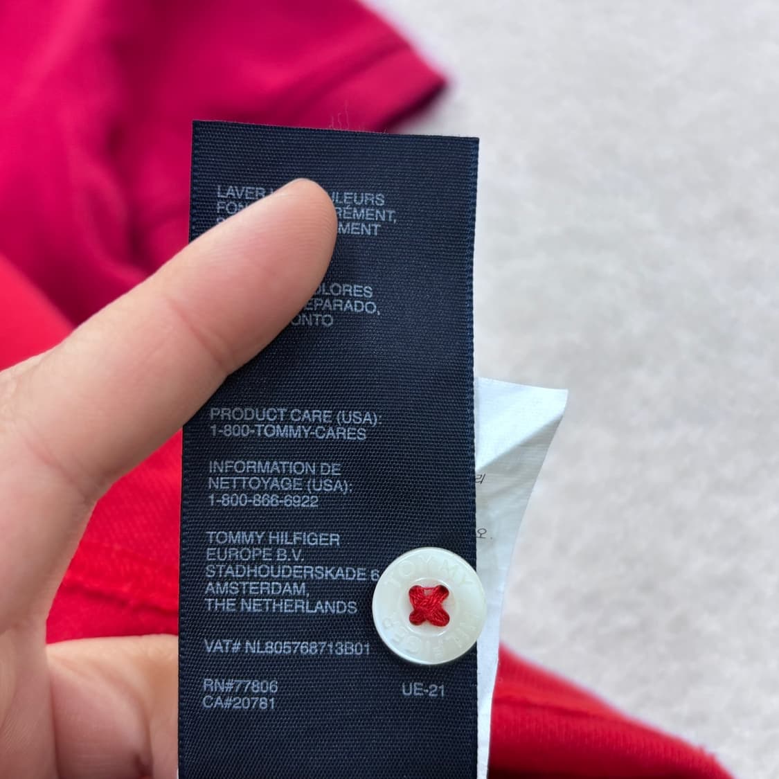 M 타미힐피거 슬림핏 반팔 티셔츠 0409E 상품이미지5