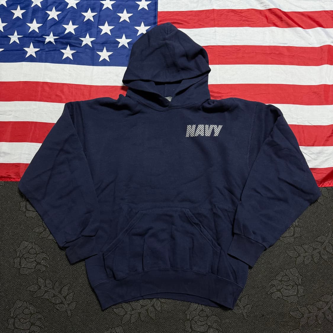 [M] 밀리터리 미 해군 NAVY 스웻 후드 티셔츠  US-24 상품이미지1