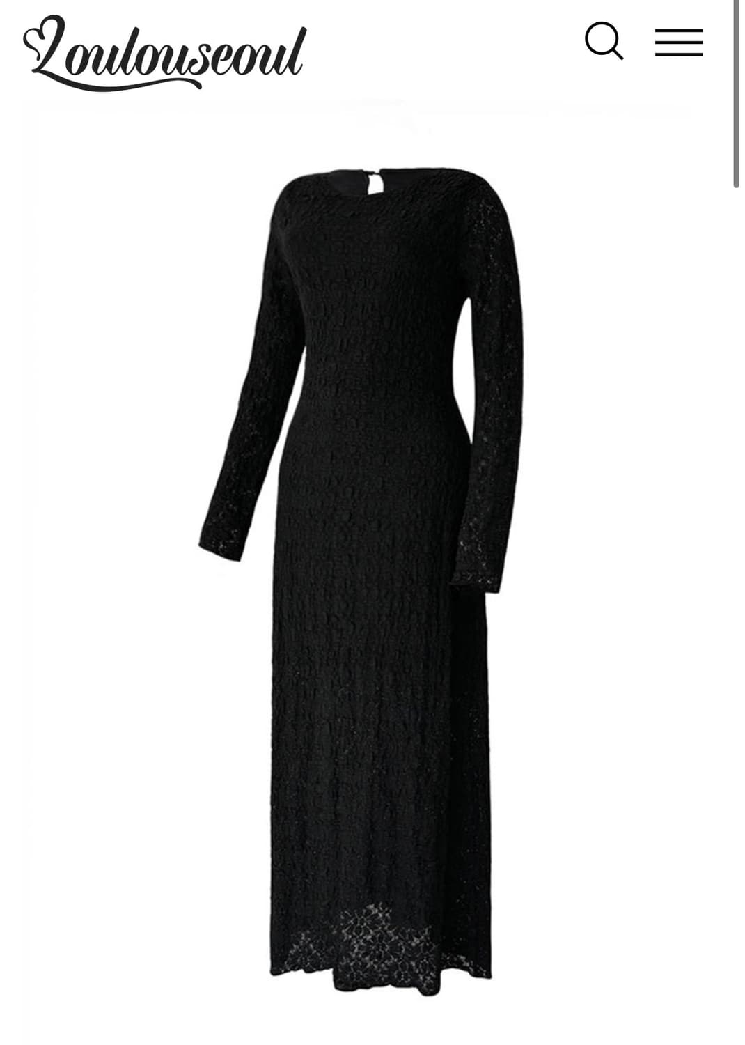 루루서울 롱 원피스 새상품 상품이미지4