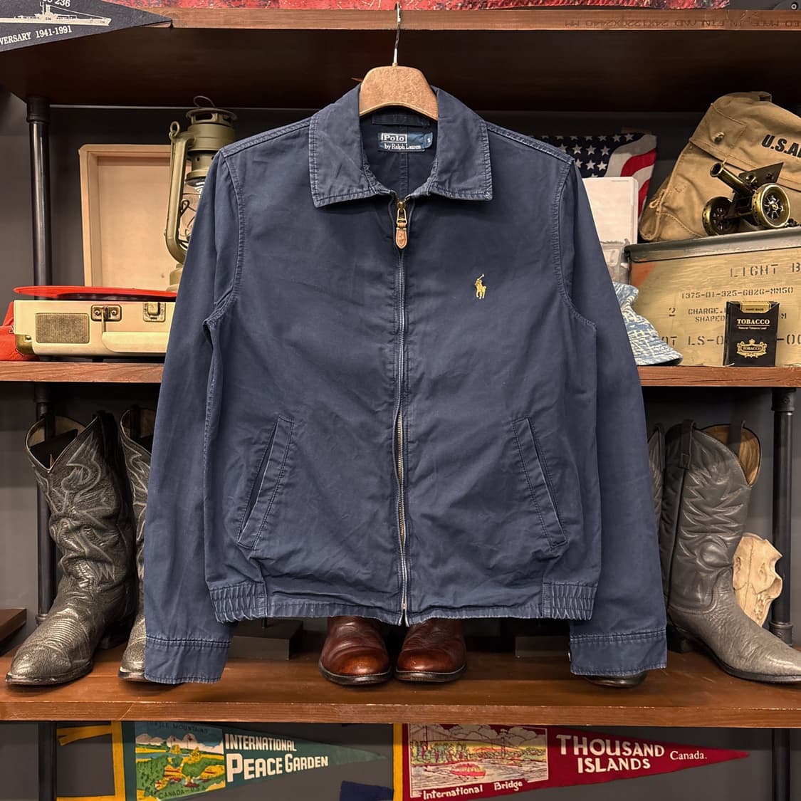 90s 폴로 랄프로렌 클래식 코튼트윌 스윙자켓 빈티지워싱 N831 상품이미지1