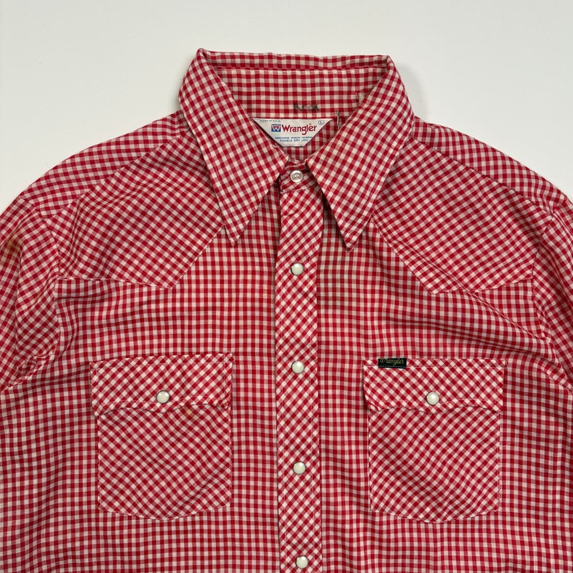 [L] 80s Wrangler USA western shirt 상품이미지2