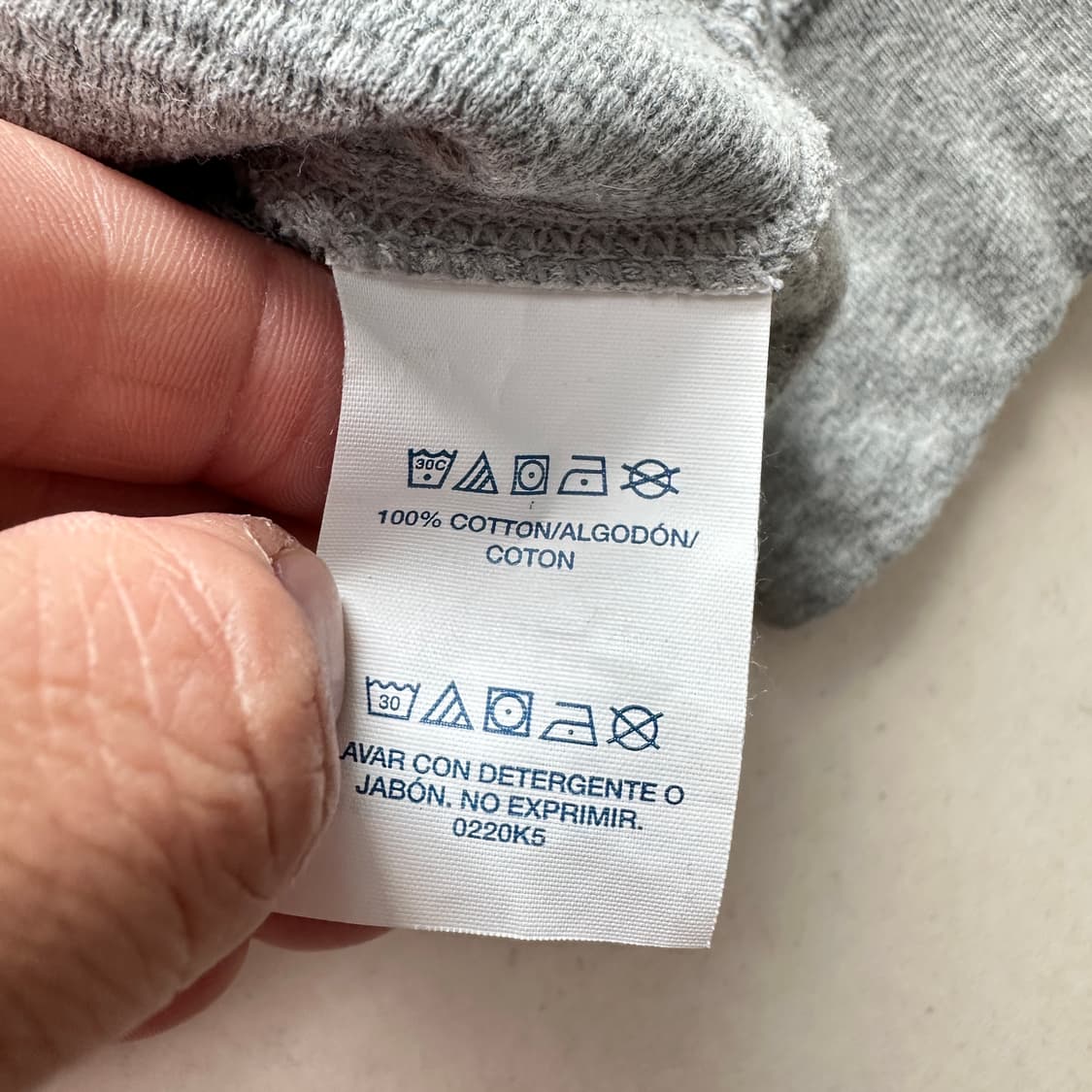 폴로 랄프로렌 올오버 로고 와플 긴팔 티셔츠 L 상품이미지6