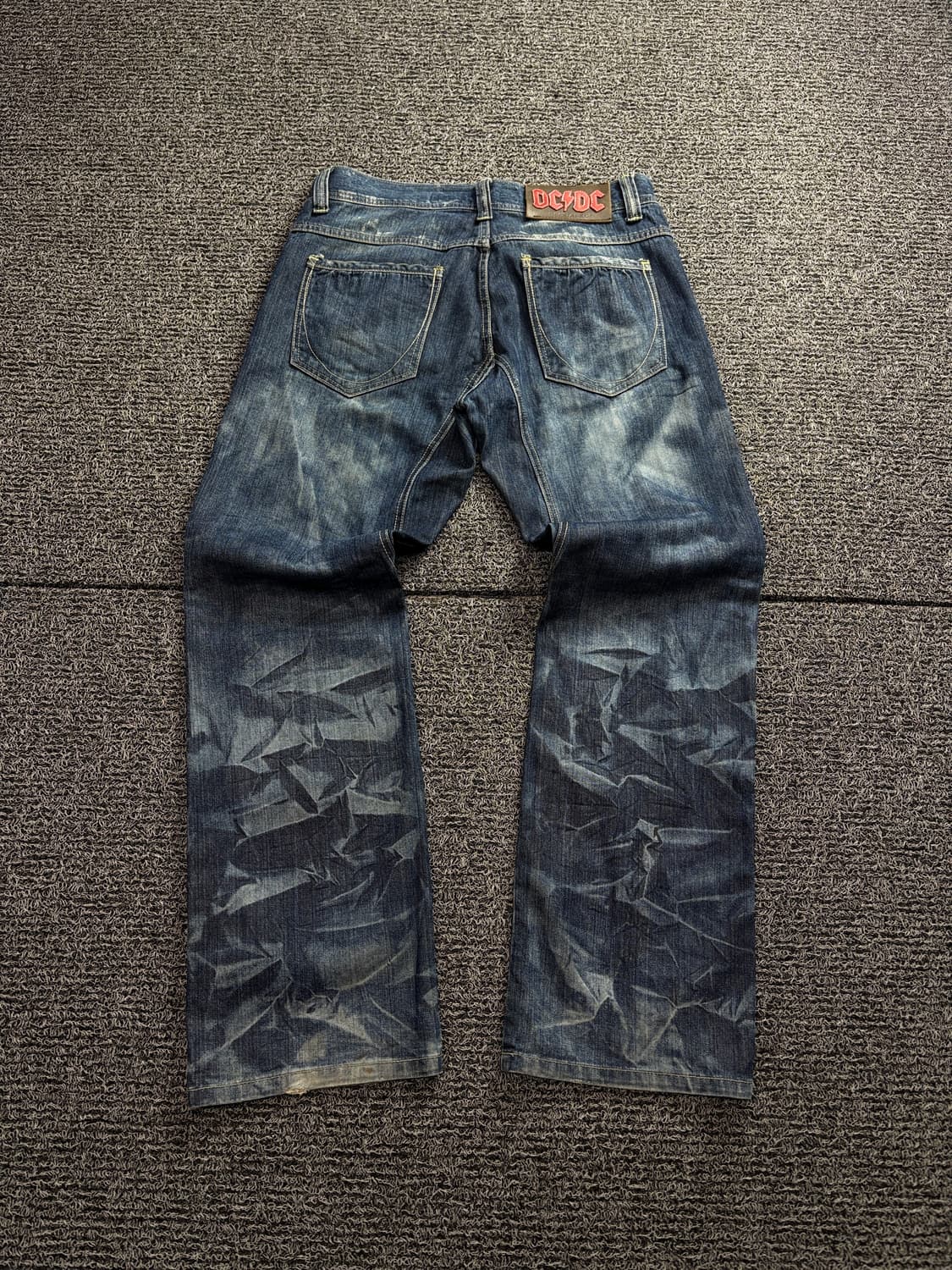 디스퀘어드 아이스 워싱 가죽패치 로고 데님 팬츠 6.5 1637 상품이미지4