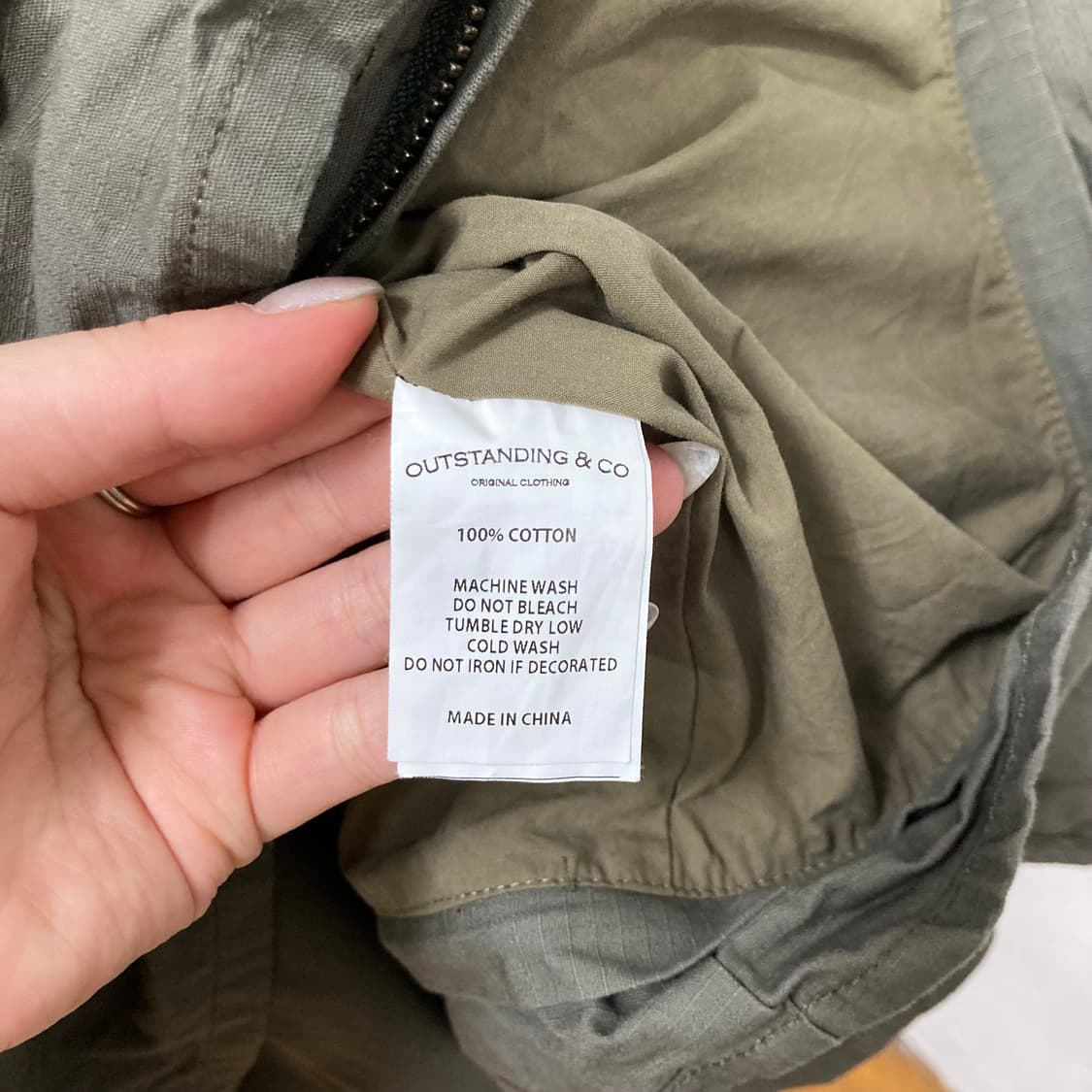 아웃스탠딩 밀리터리 숏 파카 상품이미지5