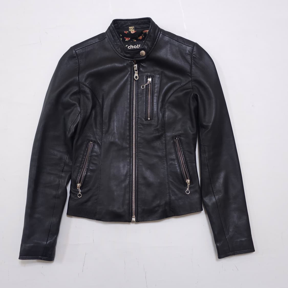 쇼트 쉽스킨 레더 자켓 상품이미지1