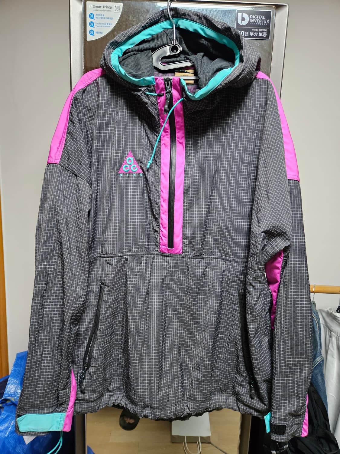 나이키 ACG 우븐 후드 자켓 앤트러사이트 바람막이 아노락 상품이미지1