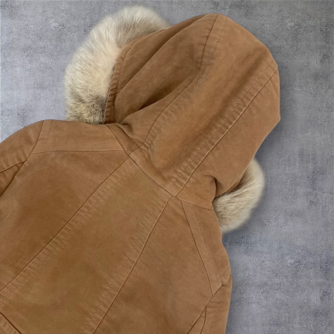 마크바이마크제이콥스  카멜 리얼퍼 후드 코트 자켓 XS 상품이미지8