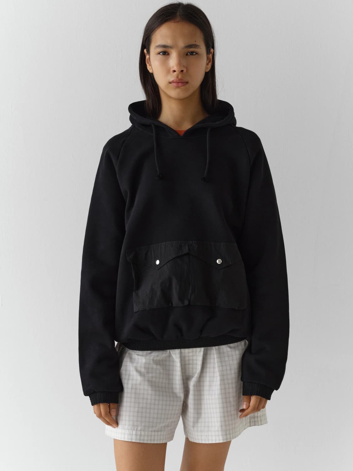 (L,XL) 기마구아스 Kenny 포켓 후드 블랙 상품이미지6