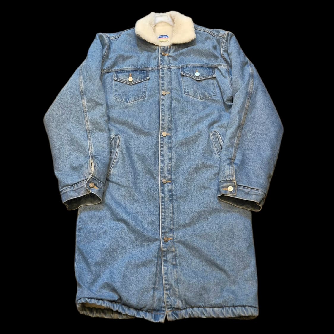 M~L(착샷잇음) 팔왕통 양털 데님코트  상품이미지1