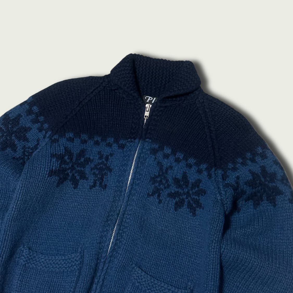 JPN 코위찬 니트 집업 상품이미지2