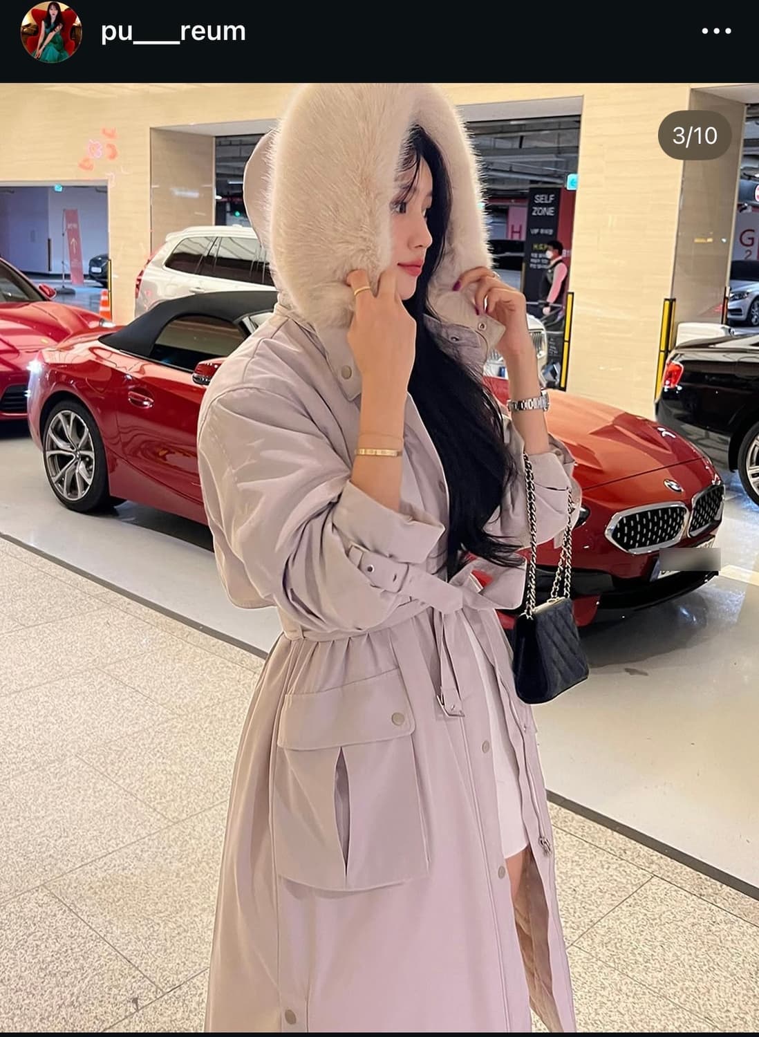 마리마켓 마리메이드 패딩야상 롱마리 블랙 상품이미지1