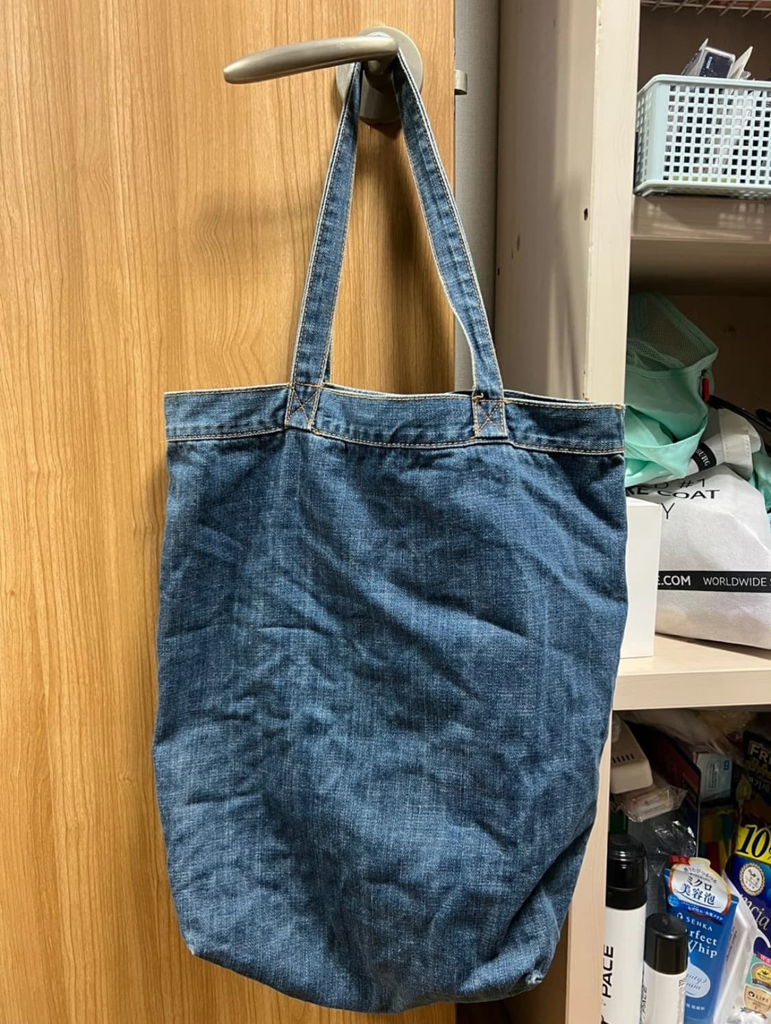 빈티지 데님 숄더백 상품이미지2