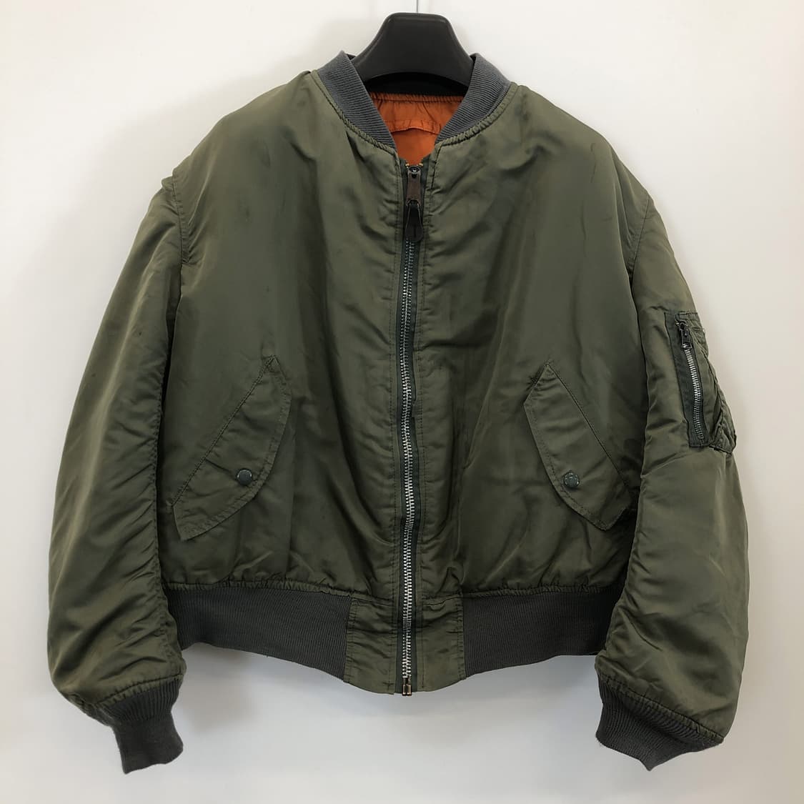 90s made in usa 알파인더스트리 MA-1 항공점퍼 XL  상품이미지1