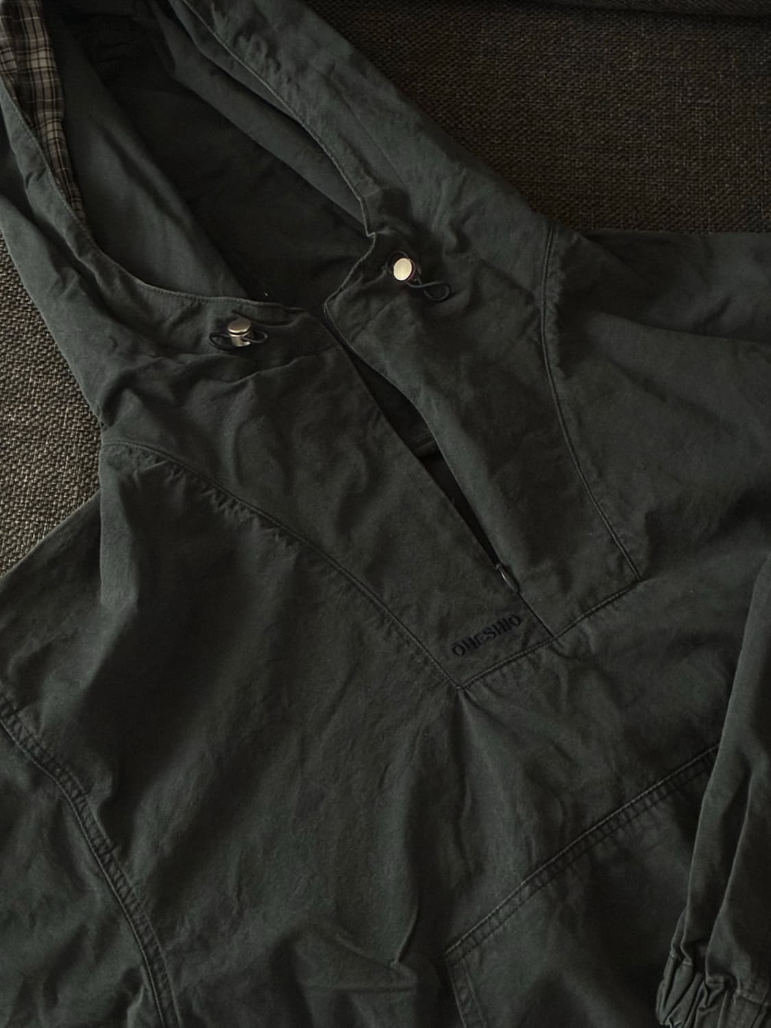 오헤시오 HOODED ANORAK 후드 아노락 네이비 상품이미지7