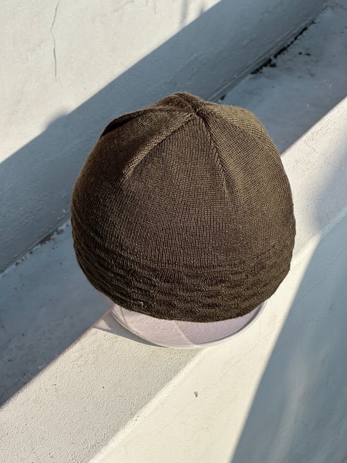 [F] 미치코런던 빈티지 카키 비니 모자 상품이미지3