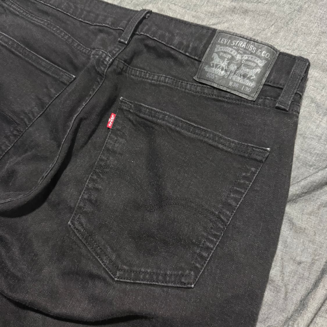 505 Black Denim Pants 상품이미지6