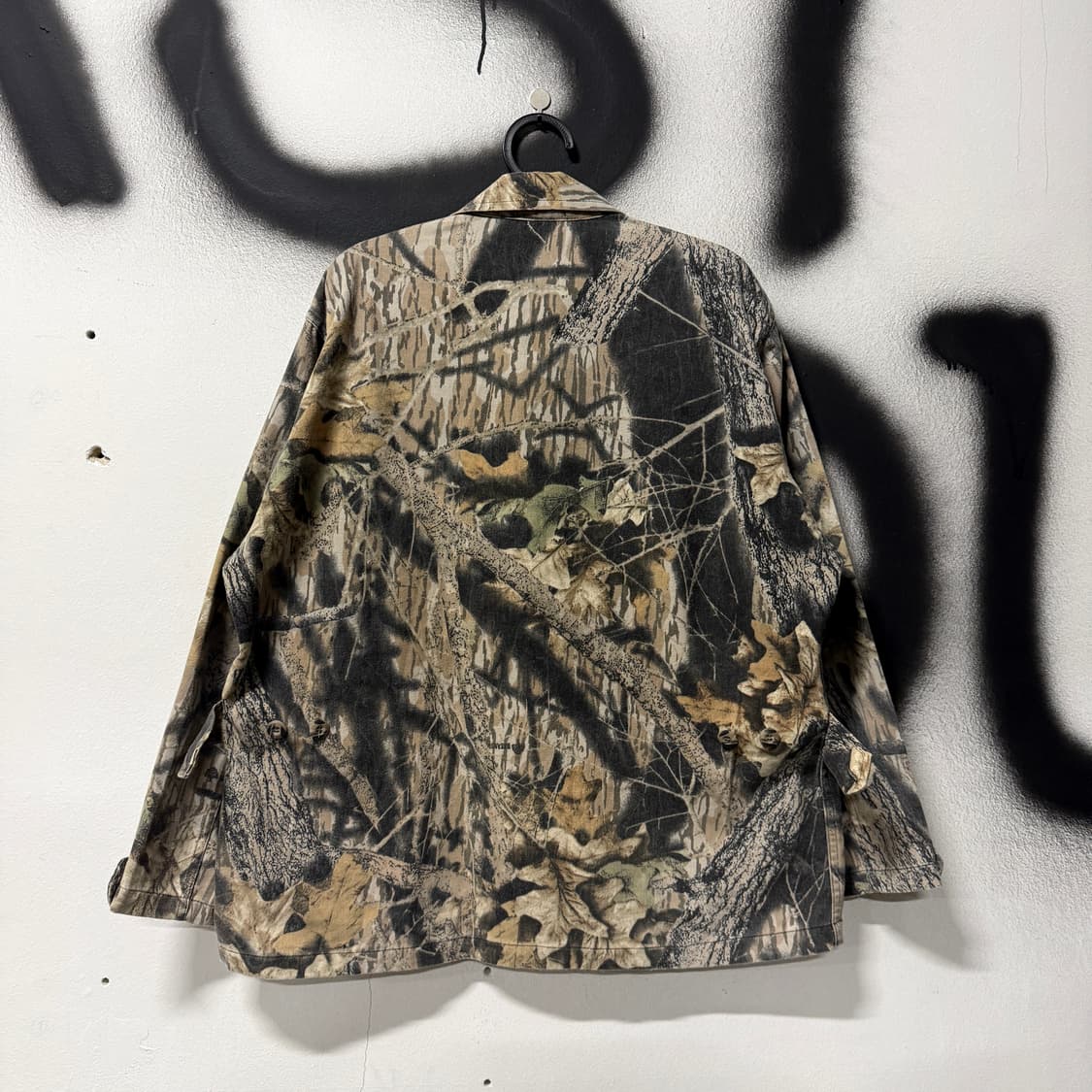 VTG 빈티지 리얼트리 , 모시 오크 풀 패턴 멀티 포켓 긴팔 셔츠 상품이미지2