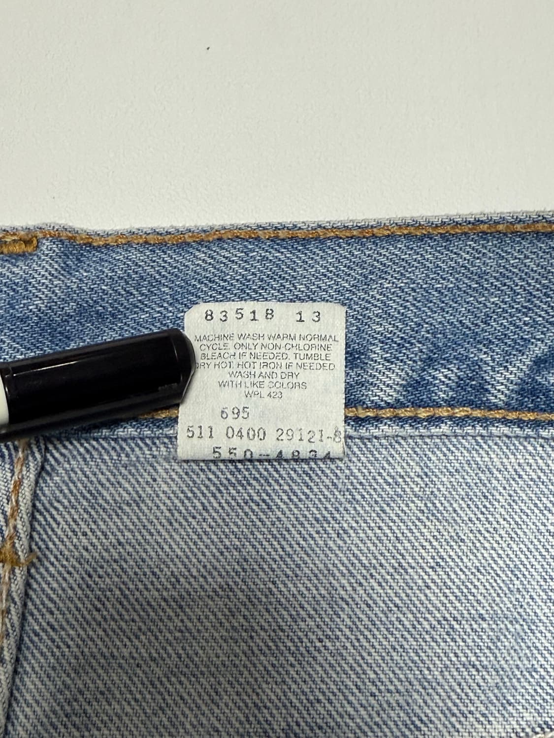 USA 리바이스 550 36x32 데님 팬츠 상품이미지5