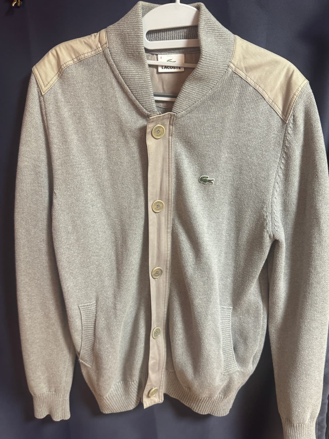 빈티지 라코스테 가디건 상품이미지1