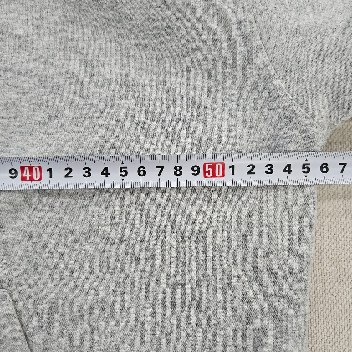 [M] 챔피온 어센틱 그레이 기모 후드티 0121Y1 상품이미지6