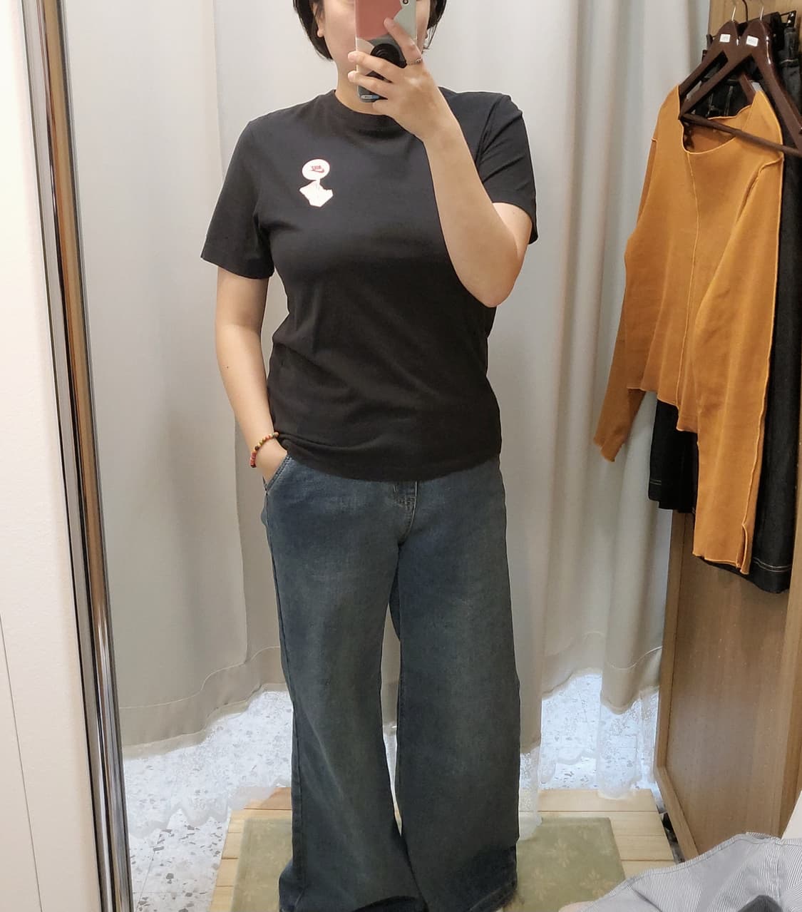 나이키 블랙 프린팅 반팔티셔츠 M사이즈 상품이미지7