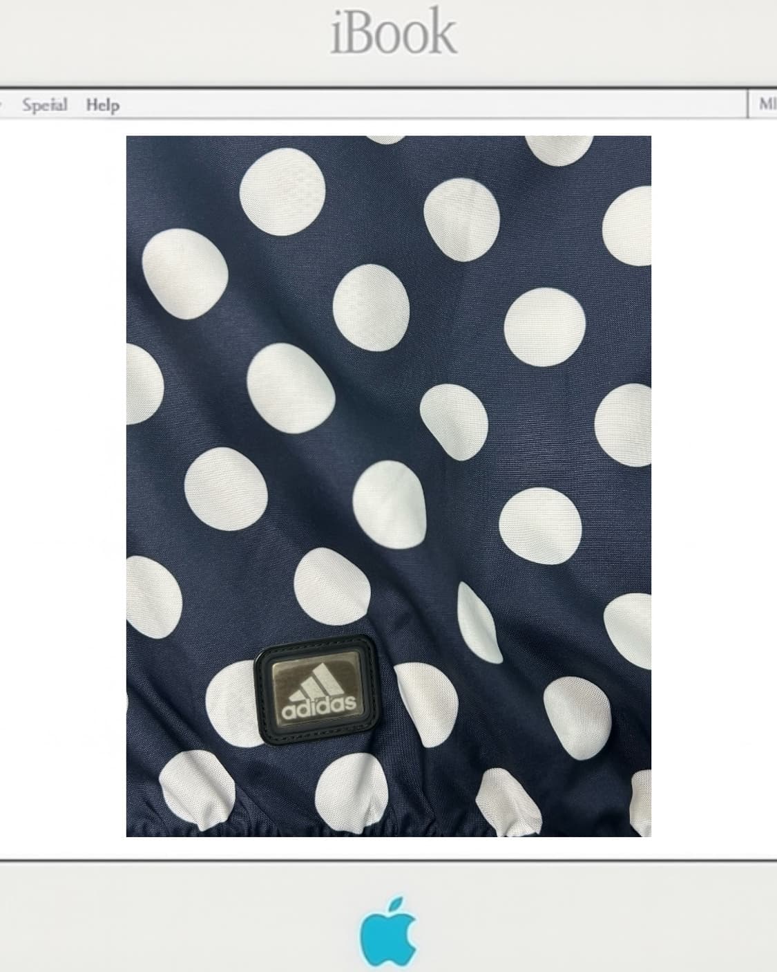 아디다스 네이비 도트 레드 지퍼 바람막이 상품이미지5