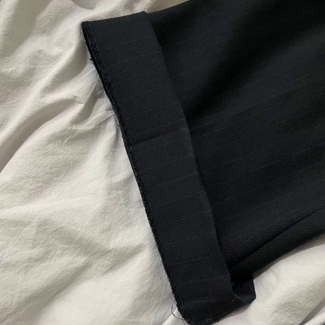 엘씨디씨티엠 스트라이프 슬림 트라우저 다크네이비 상품이미지4