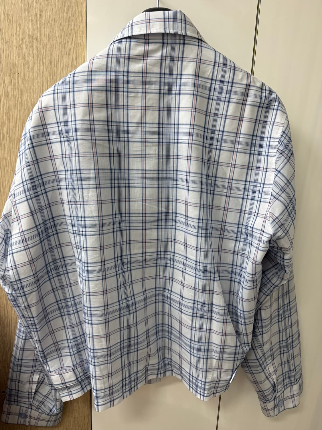 [2] 999휴머니티 체크 셔츠 자켓 셔켓 샘플 상품 상품이미지3