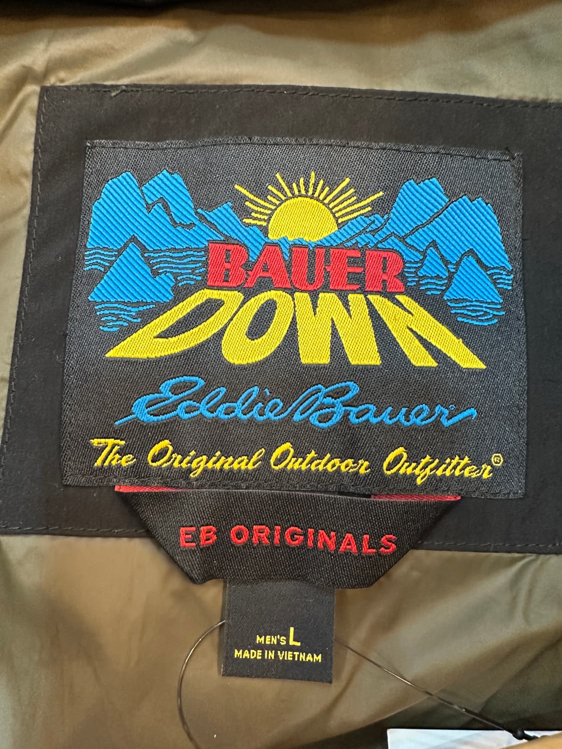 L) 에디 바우어 블랙 거위털 패딩 상품이미지3