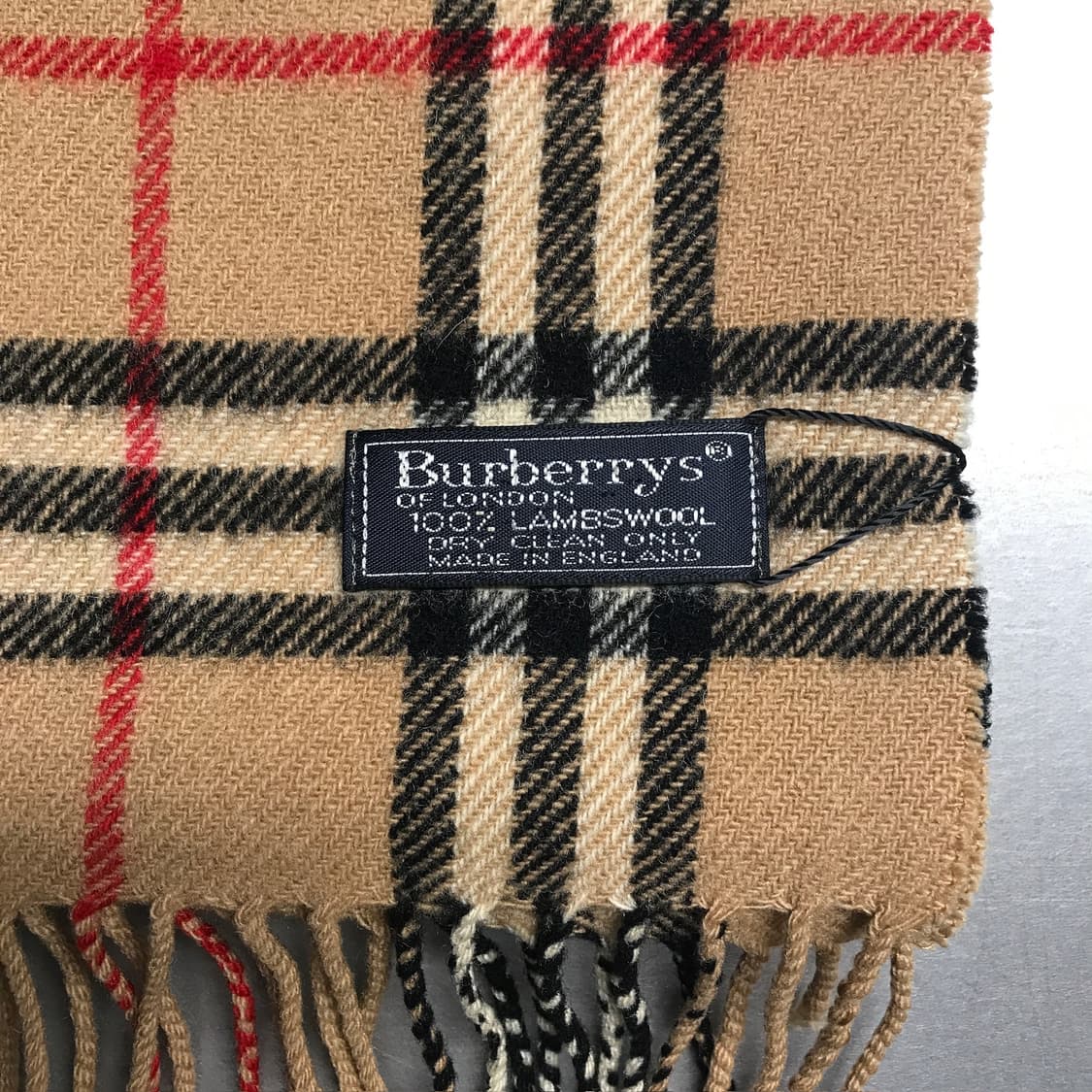 버버리 정품 램스울 머플러 베이지 상품이미지4