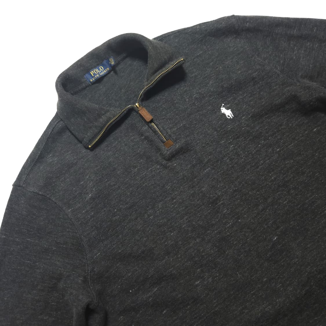 폴로 랄프로렌 포니 하프 집업 차콜 상품이미지4