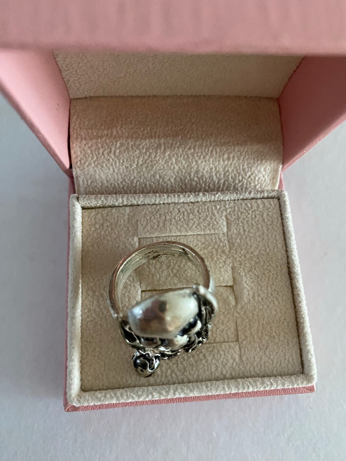 빈티지 스컬 해골 반지 상품이미지2