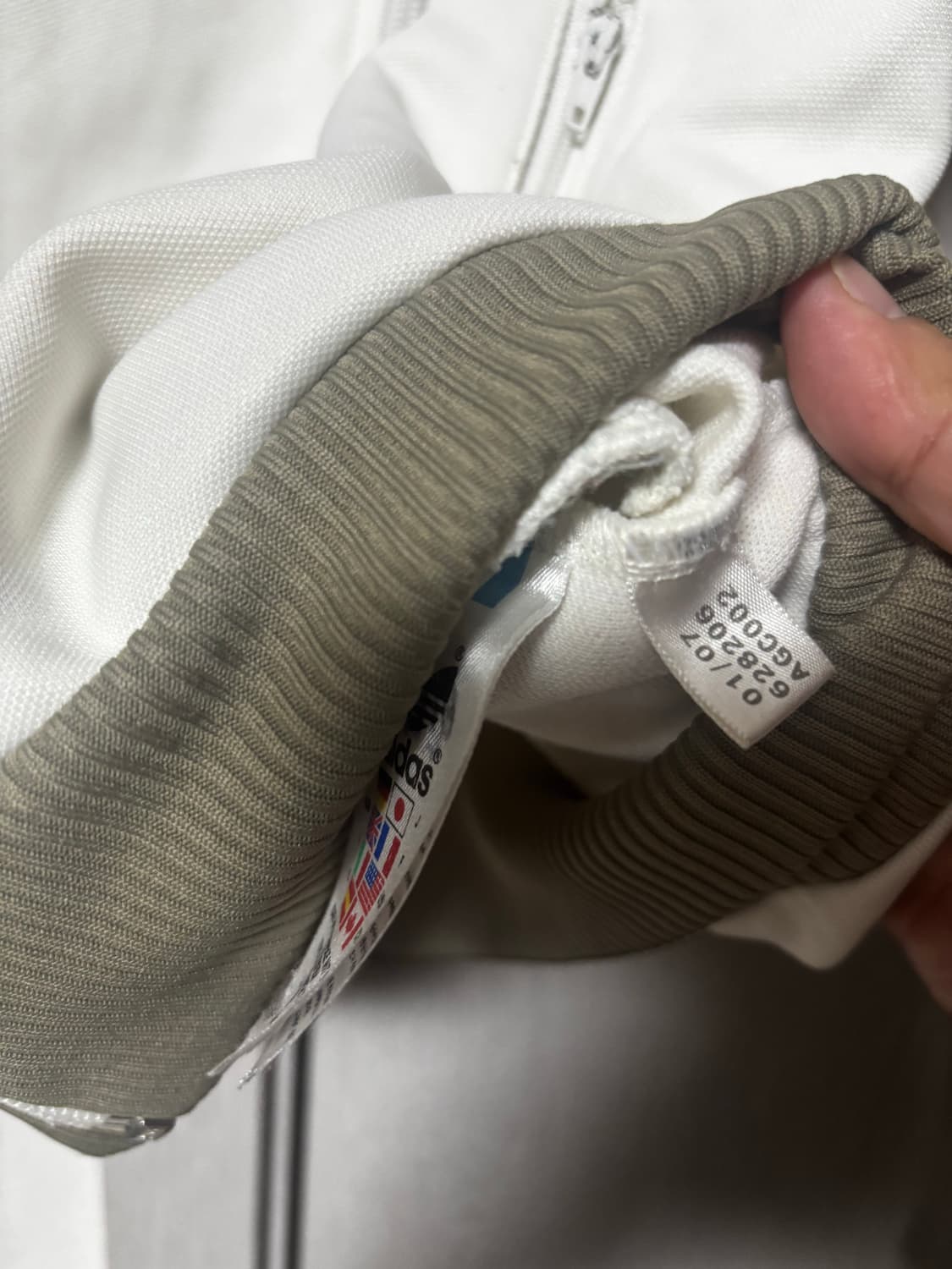 아디다스 아이보리 연카키 말차 베켄바우어 트랙탑 대장져지 상품이미지3