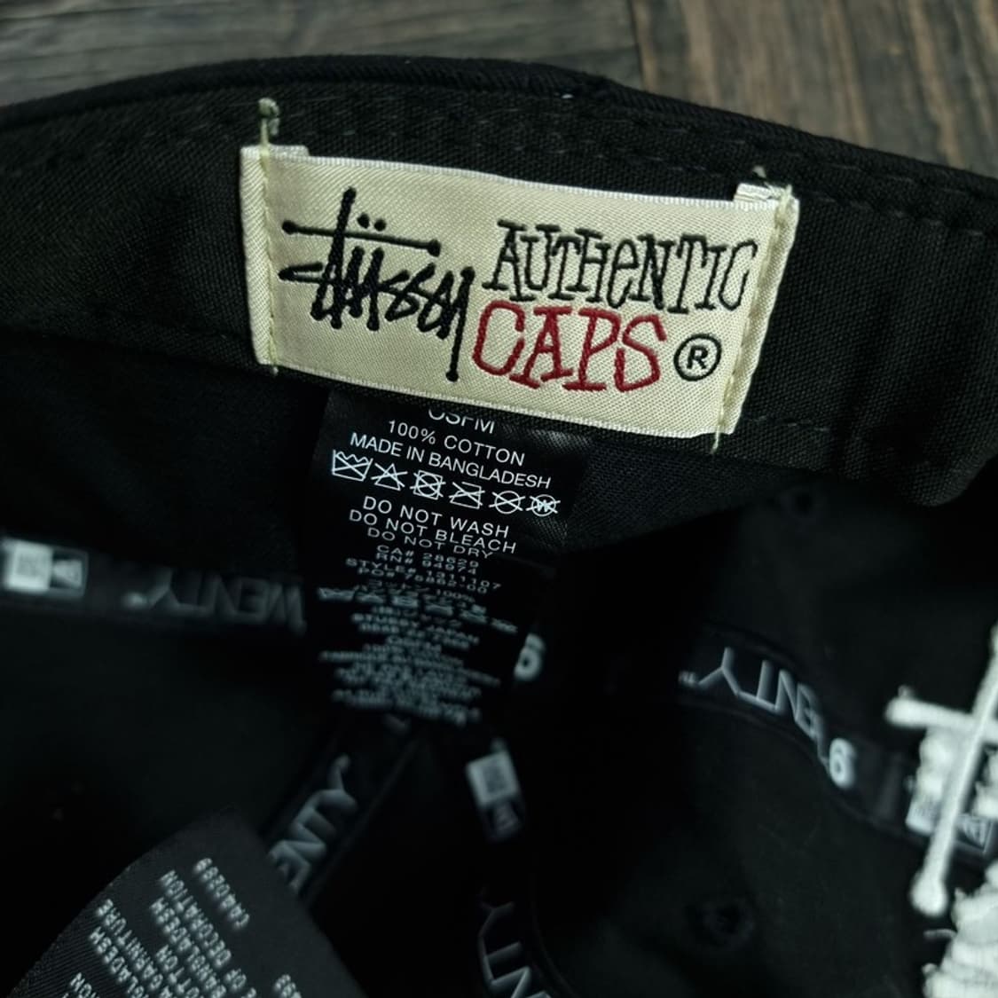 [스투시 X 뉴에라] 빅로고 자수 볼캡 블랙 P01424 상품이미지8