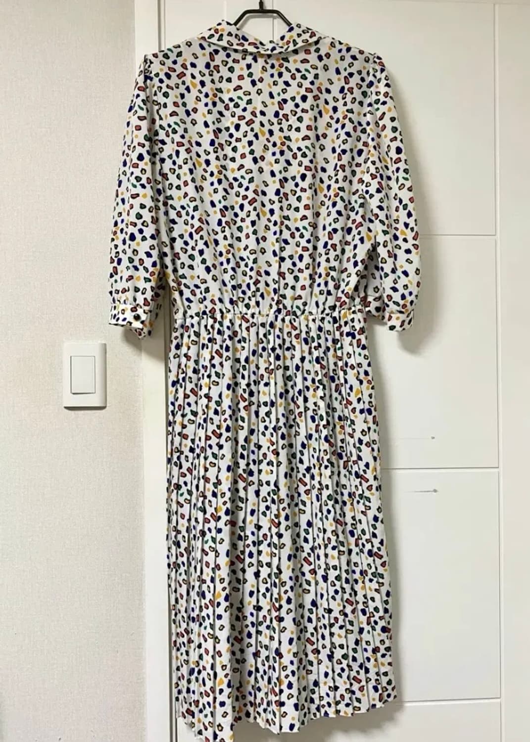 빈티지 레트로 카라 레오파드 호피무늬 원피스 서브컬쳐 섭컬 상품이미지2