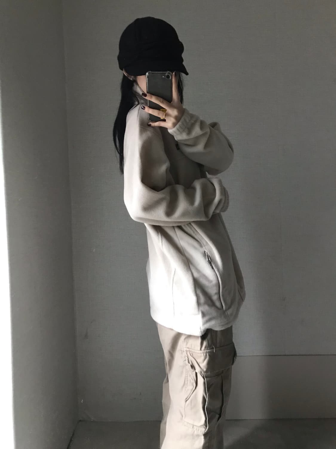 콜롬비아 아이보리 후리스 상품이미지5